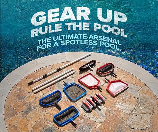150 Pool Test Strips for Inground Pool // 7-in-1 Pool Water Test Strips | Full Pool Chemical Test Kit: Chlorine, pH Strips & 5 More // Pool Strips Ideal for Above Ground Pool, Hot Tub & Spa