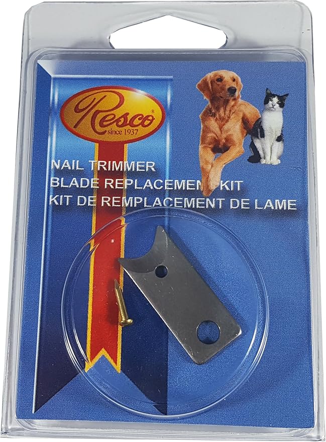 Resco Original Deluxe Dog Nail Clippers - Professional USA-Made Guillotine Trimmer - Heavy Duty Steel - Small/Medium Kit