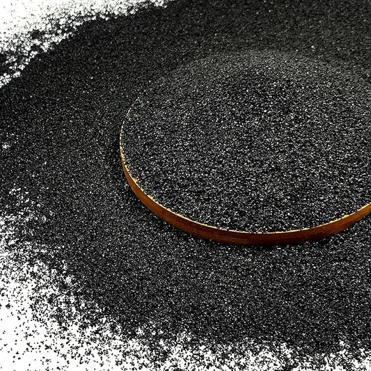 FANTIAN 20 lbs Black Silica Sand. Decorative Aquarium Gravel Substrate for Fish Tank, Plants Potted, Fire Pits, Candle, Vase Filler and Crafts