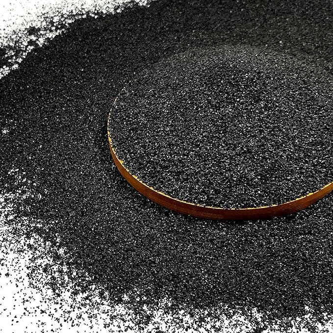 FANTIAN 5 lbs Black AquariumSilica Sand. Decorative Aquarium Gravel Substrate for Fish Tank, Plants Potted, Fire Pits, Candle, Vase Filler and Crafts