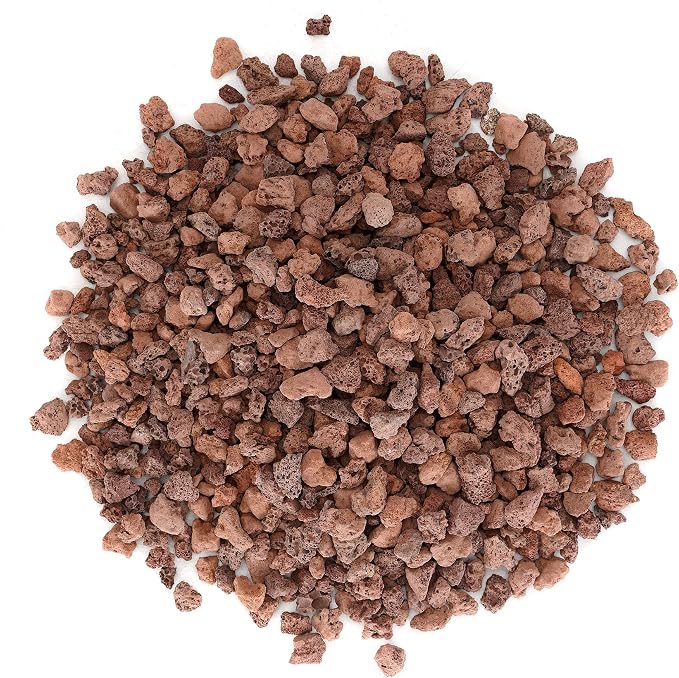 Stanbroil Red Lava Rock Granules, Decorative Rock 10 Pounds (0.1"-0.2") | for Fire Pits, Fire Bowls, Gas Log Sets, Indoor or Outdoor Fireplaces