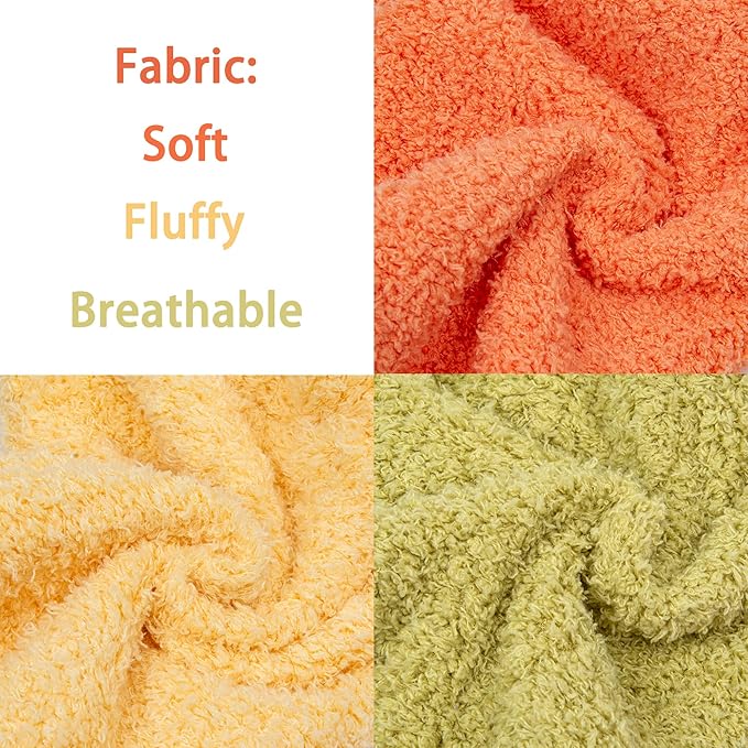 Dog Sweater, 3 Pack Sweaters for Small Dogs Girl, Dog Clothes for Medium Dogs Male or Boy, Ultra Soft and Warm Puppy Coat for Winter Christmas (X-Small, Orange+Yellow+Green)