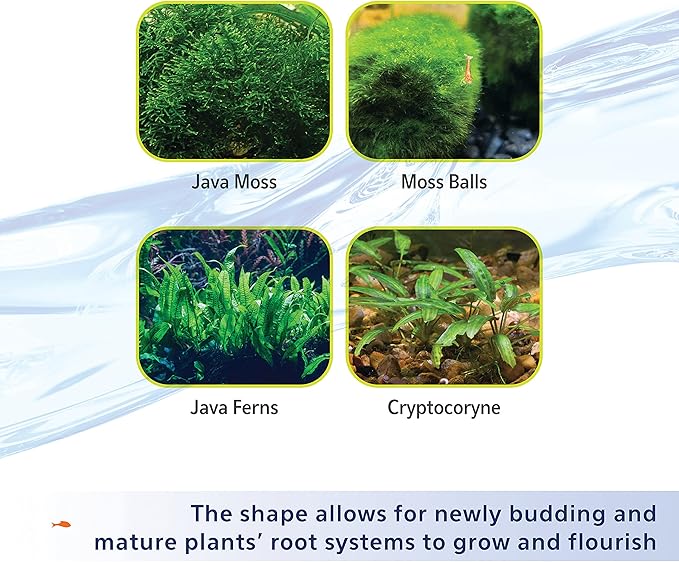 Aqueon Plant and Shrimp Aquarium Substrate, Aqua Soil for Fish Tanks, 5 Pounds (Pack of 8)