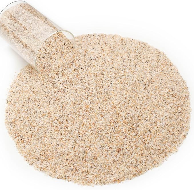 NUPICK 1mm Horticultural Sand for Plants, 10lb Coarse Sand for Landscaping | Desert Silica Horticultural Grit for Succulents & Cactus, Decorative Gravel for Aquariums, Gold Grit for Bonsai, Vase