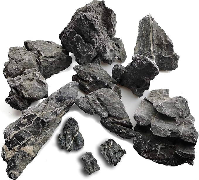 Voulosimi 18 lb Seiryu Rock Stone for Aquariums, Landscaping Model,Tank Decoration