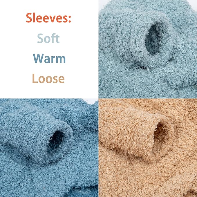 Dog Sweater, 3 Pack Sweaters for Small Dogs Girl, Dog Clothes for Medium Dogs Male or Boy, Ultra Soft and Warm Puppy Coat for Winter Christmas (X-Large, Light Blue+Blue+Khaki)