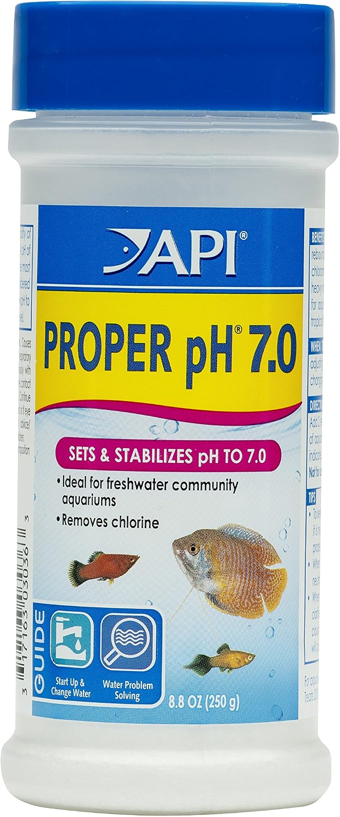 API Proper pH 7.0 Freshwater Aquarium Water pH Stabilizer and API Stress Coat Aquarium Water Conditioner