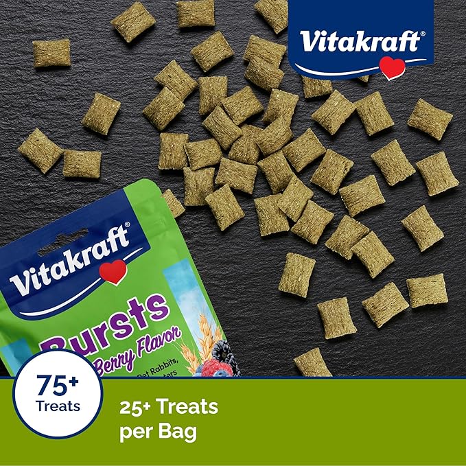 Vitakraft Bursts Small Animal Treat Wild Berry Flavor 5.28 oz