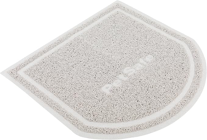 PetSafe Anti-Tracking Litter Mat - Traps Crystal and Clay Clumping Cat Litter - Durable Mesh Material - Easy to Clean Mat - Compatible with All Cat Litter Boxes - Small Size