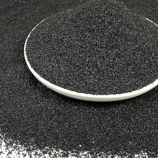YISZM Aquarium Sand, 2lbs Black Fish Tank Sand, Aquarium Gravel Substrate for Aquascaping, Vivariums, Terrariums, Plants and Crafts