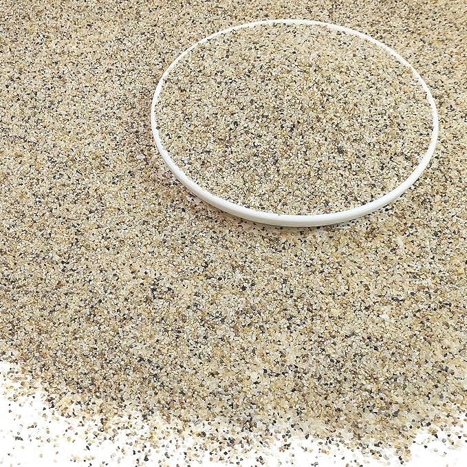 Brown Aquarium Sand, 20lbs Fish Tank Sand Mini Gravel Substrate | Silica Sand Substrate for Freshwater Saltwater Aquarium, Terrarium, Plant, Craft Decor