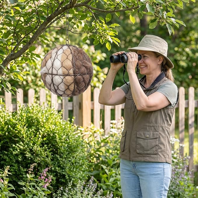 Bird Nesting Material for Wild Birds,Hummingbird Nesting Material,Reusable Hummingbird House Materials,Bird Watching Gifts