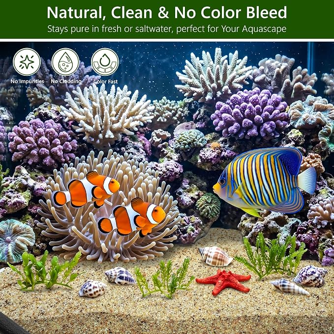 NUPICK 0.4-0.8mm Beige Aquarium Sand, 3lbs Substrate for Fish Tank, Garden | Decorative Fish Tank Sand for Plants, Aquarium Gravel Substrate for Terrarium, Vase Filler, Crafts, Reptiles, Candle, Cactus