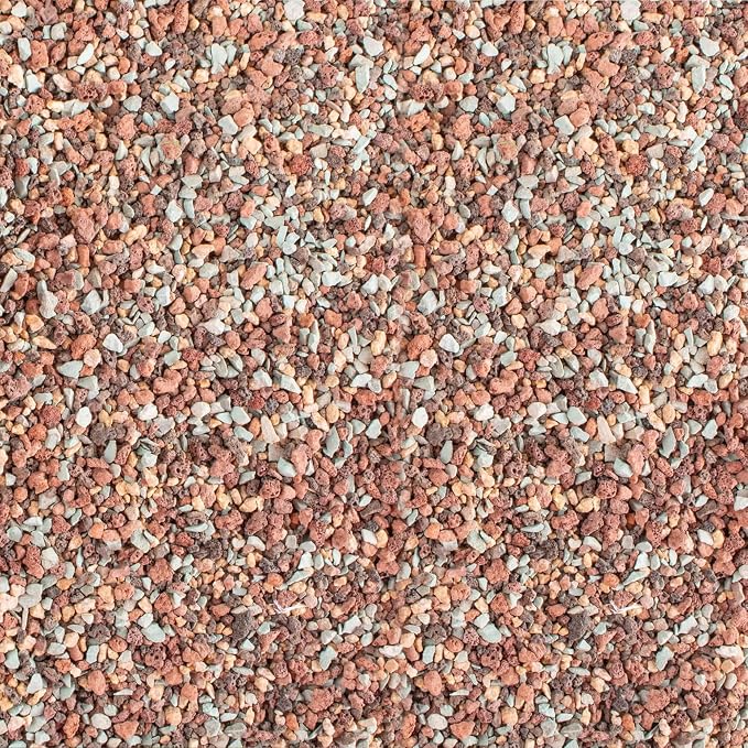 45lb Mix Lava Rocks for Plants in Door -Gravel Pebbles for Bonsai Succulent Cactus Potting Soil and Vase Fillers, Fairy Gardening,Top Dressing