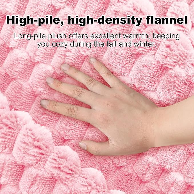 Dog Bed Crate Mat, Soft Durable Washable Anti-Slip Kennel Pad for Dogs & Cats, Reversible (Pink, M(30"*20"*1.5"))