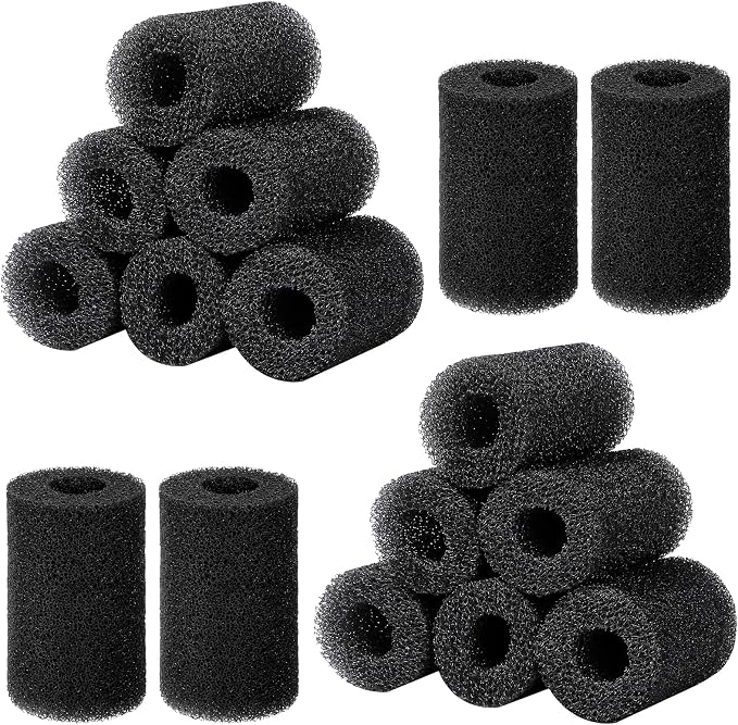 16-Pack Prefilter Sponge Replacement, Aquarium Filter Intake Sponges | Preventing Clogging and Extending the Lifespan of the Water Pump