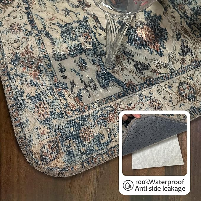 Washable Pee Pads for Dogs, Reusable Puppy Potty Training Pads, Ultra-Absorbent Thick Waterproof Leak-Proof Non-Slip Pads & Mat for Crate, Playpen, Floor, Whelping & Housebreaking , 2 Pack 36"x36"