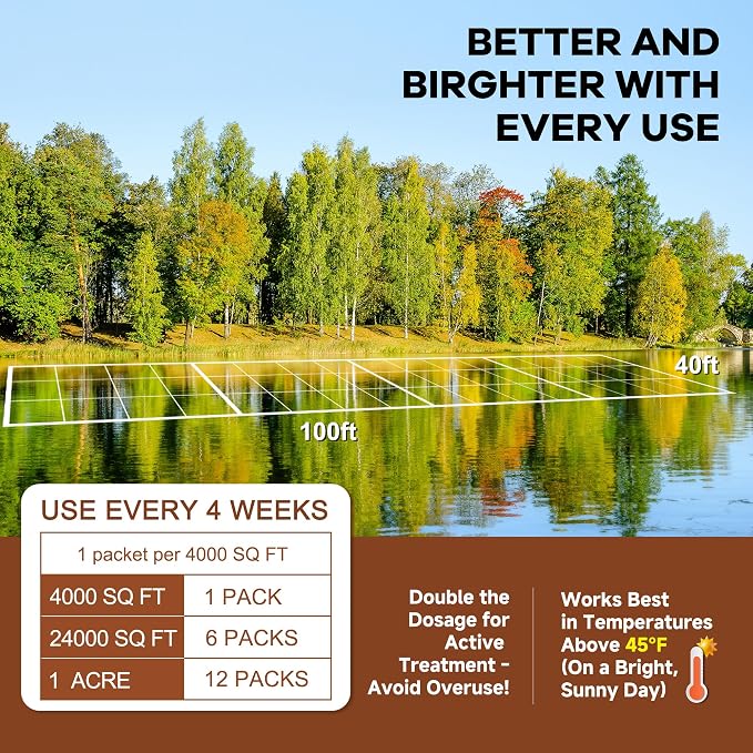 Dr.Raifya’s Muck Reducer 18 LB–Natural Pond Sludge & Odor Treatment, All-in-One Enhanced Cleaning Power in Ponds & Lakes, Beneficial Bacteria Safe for Fish, Pets & Wildlife, Treats Up to 144,000 Sq Ft