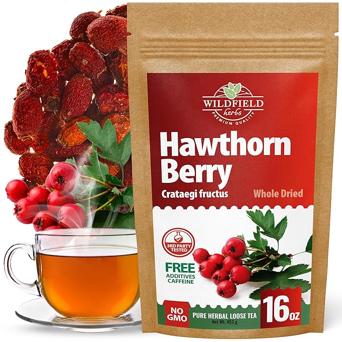16 oz. Hawthorn Berry Herb Tea Espino blanco (Crataegus L.) - 453g Hawthorn Berry Tea