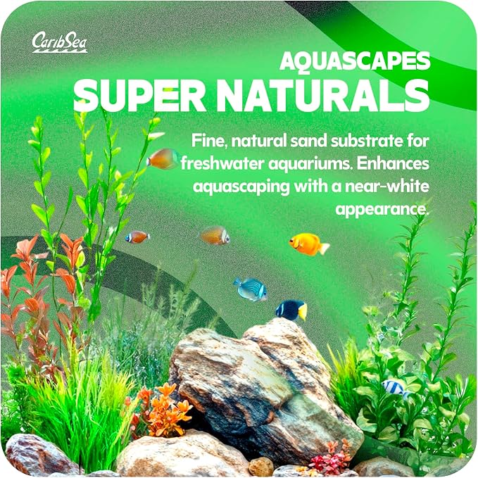 CaribSea SuperNaturals Peace River - 20 lb - Natural Aquarium Substrate for Freshwater Aquariums, Enhances Aquascaping & Promotes Healthy Aquatic Habitat
