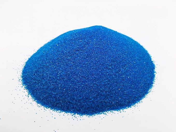 Blue Fine Colored Sand for Ritual Use, Zen Gardens, Incense Burners, Smudging Bowls, Unity Ceremonies, Mandalas, Spiritual Practices, Arts & Crafts by Alternative Imagination (1 Pound)
