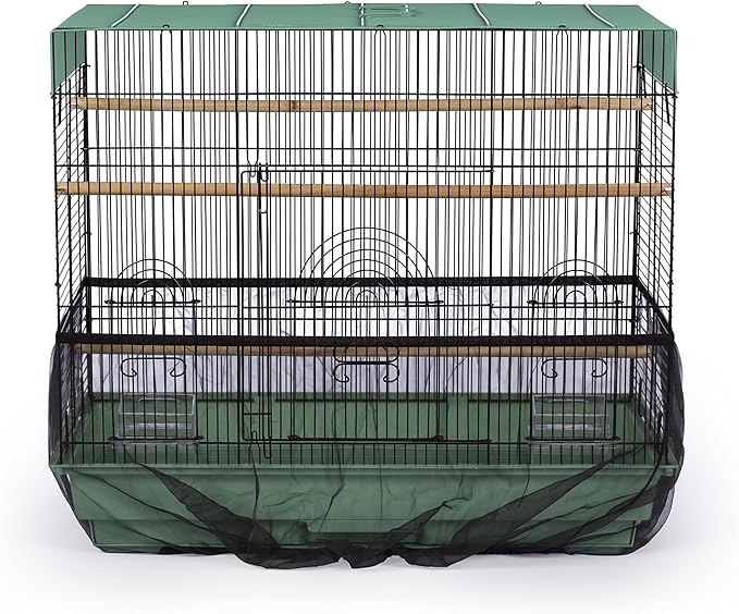 Prevue Pet Products 822B Mesh Bird Seed Catcher, Black, Large/13