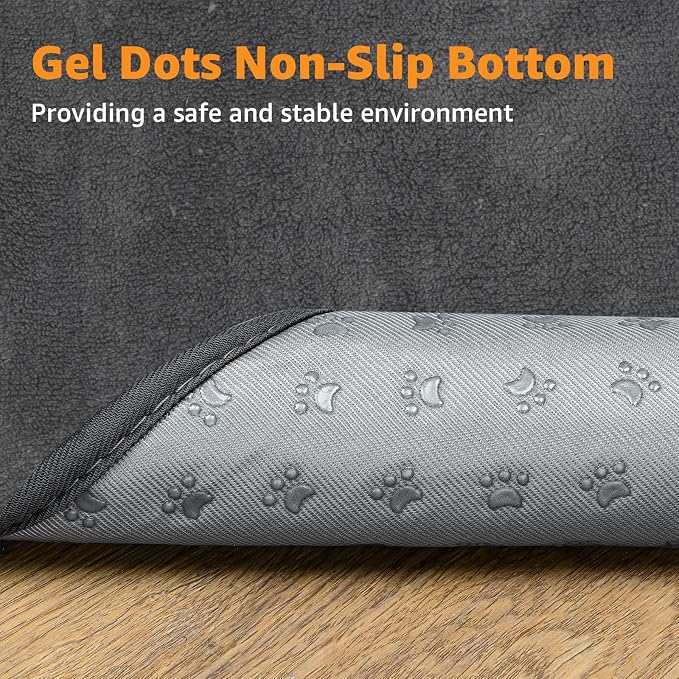 Washable Pee Pads for Dogs 72x72: 4-Layer Extra Large Reusable Puppy Pad Non-Slip Backing, Waterproof Dog Pee Pad Washable for Potty Training, Playpen, Senior Dogs, Whelping, Incontinence