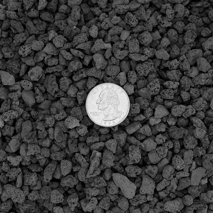 Stanbroil Lava Rock Granules - Decorative Landscaping for Fire Bowls, Fire Pits, Gas Log Sets, Indoor or Outdoor Fireplaces - 10 Pounds (0.1"-0.2") | for Fire Bowls, Fire Pits, Gas Log Sets, Indoor or Outdoor Fireplaces