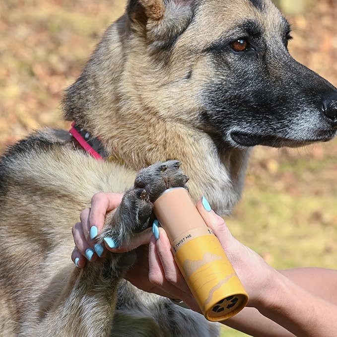 Rhino Wax - Dog Paw Protection for Beaches and Streets (2 Tubes + Cloth) - Summer Care Pack to Protect Your Pupper Against Hot Pavement, Sharp Rocks, Sand, Beach Hazards - Natural Ingredients - USA