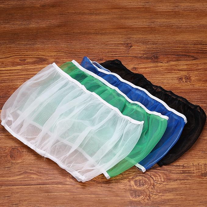 Bird Cage Seed Catcher, Bird Cage Net Cover Seeds Guard, Universal Birdcage Accessories, Green, Circumference 59.1"-78.7", Height 13.8" for Parrot Cockatiel Enclosures