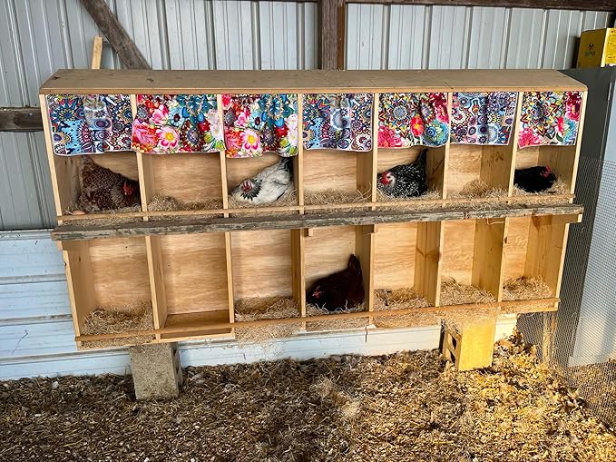 Chicken Nesting Pads for Chicken Coop Accessories - 12 Pack - USA Aspen - Professional Grade Excelsior Bedding – Easy Clean Up - Absorbs Moisture - 100% Natural, Dust-Free Liners for Laying Hens 13x13