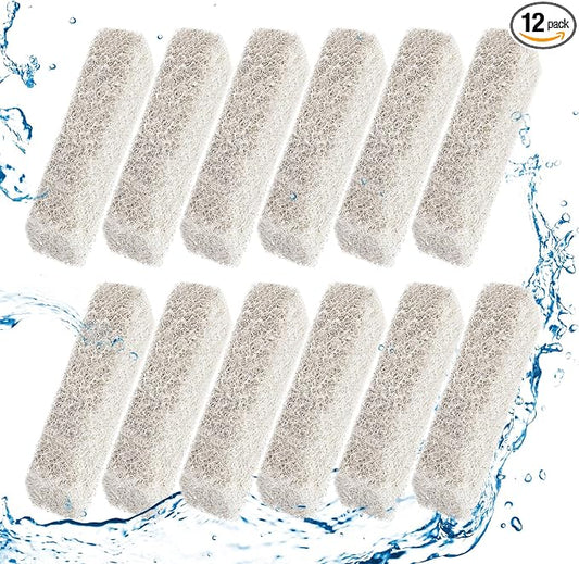 12 Count Ammonia Reducer Filter Pads for Aqueon - Replacement Filter Cartridges Small for Aqueon QuietFlow LED PRO Model 10