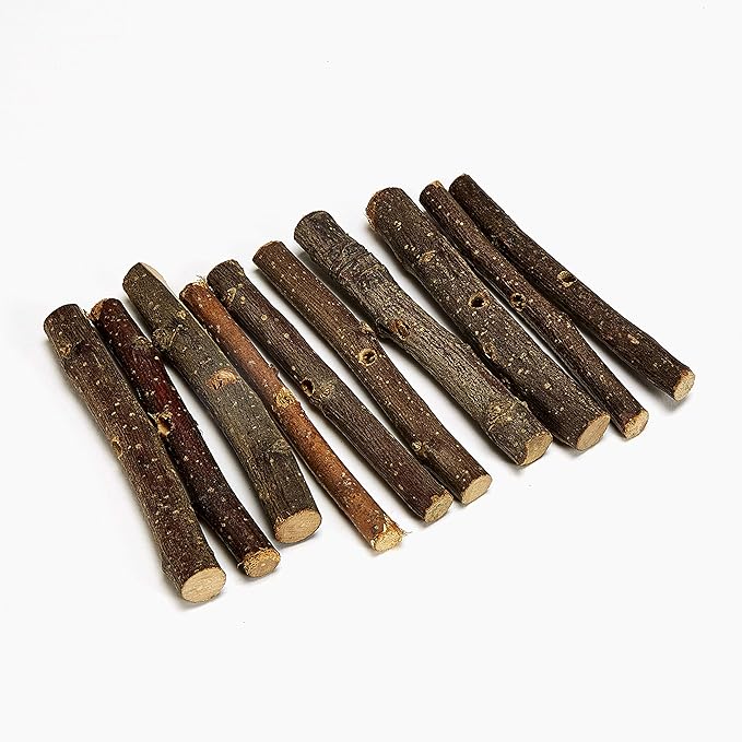 Kaytee Apple Orchard Sticks for Rabbits, Guinea Pigs, Hamsters or Other Small Animals, 10 Count