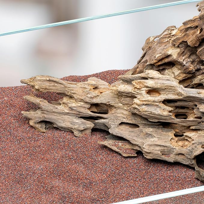 UNS Controsand - Pacifica, 8L - Natural Freshwater 0.4-0.9mm Dark Reddish Sand for Aquascaping Planted Tanks - Aquarium, Terrarium, Paludarium Substrate for Betta, Shrimp, Fish, Jumping Spider, Turtle