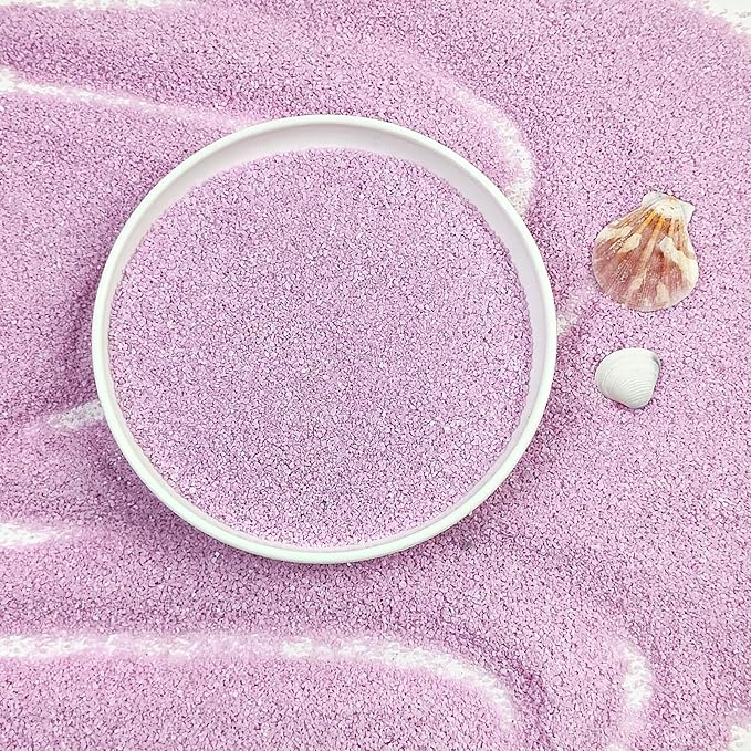 FANTIAN 5 lbs Pink Sand, Decorative Sand for Aquarium, Fish Tank, Paintings, Candle, Vase Filler, Wedding Ceremony, Arts Crafts and Bowl Fillers