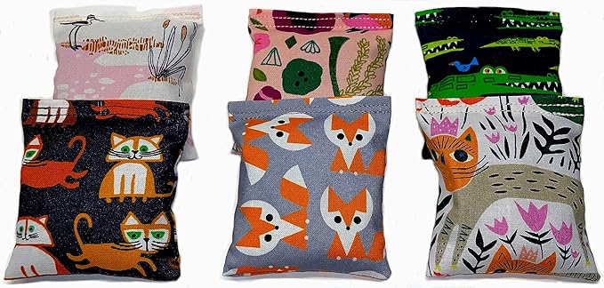 One Organic Catnip Toy from multiple designs, Made with GOTS Certified Organic Fabric, Organic Catnip, Organic Thread, Handmade in the USA