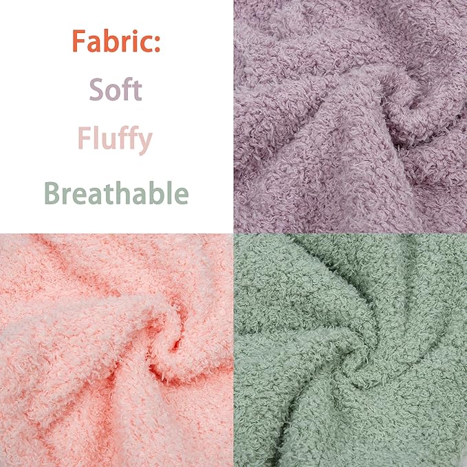 Dog Sweater, 3 Pack Sweaters for Small Dogs Girl, Dog Clothes for Medium Dogs Male or Boy, Ultra Soft and Warm Puppy Coat for Winter Christmas (Large, Light Pink+Lake Green+Light Purple)