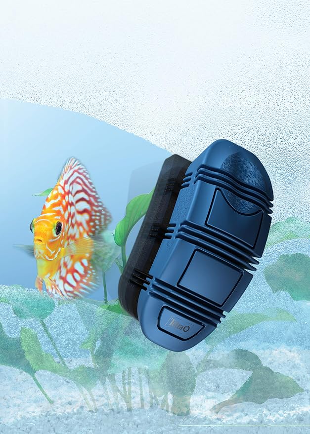 Tetra Magnetic Cleaner Flexible – Magnetic Window Cleaner for the Aquarium, Disc Magnet for Quick and Easy Cleaning of Aquariums with Curved Discs with Glass Thickness up to 8 mm | Magnetic windscreen cleaner, quick and easy cleaning of curved windows ...