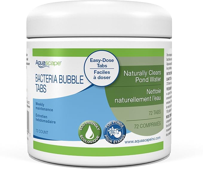 Aquascape 98930 Beneficial Bacteria Bubble Tabs - 72 Count for Pond Water Feature and Garden