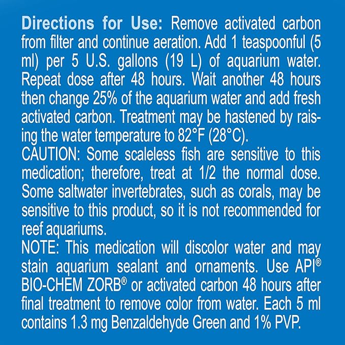 API LIQUID SUPER ICK CURE Fish remedy, Freshwater and Saltwater Fish Medication 4 fl oz(Pack of 1), White