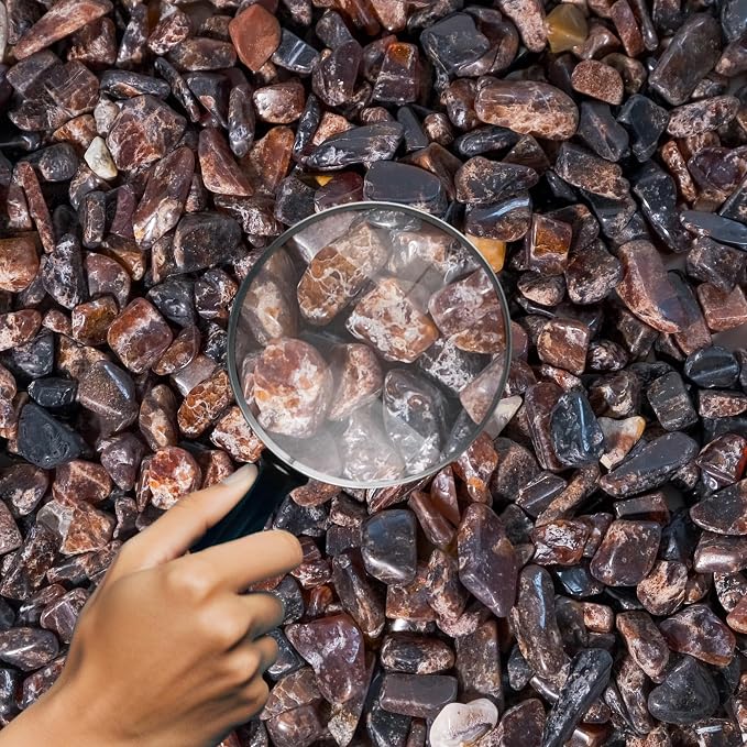 Garnet Crystal Chips Bulk 2lbs, 1000+ Pieces, 8-15mm Natural Gemstones