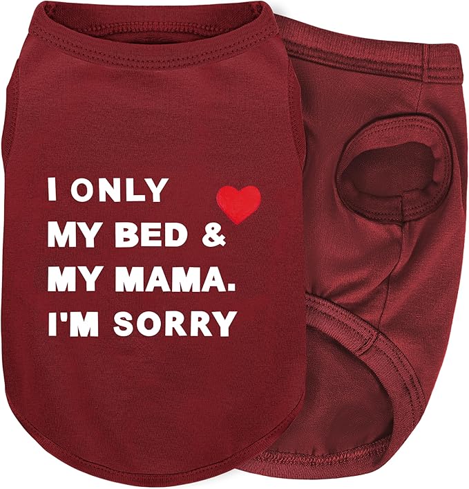 Stylish Cotton Dog Shirt with Print, Soft & Breathable, All-Season Comfort, Fits Most Breeds - Perfect Pet Apparel for Small, Medium, Large Dogs.red&XXL