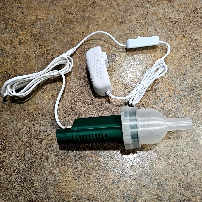Aquarium Spot Vacuum for Gravel, Sand & Aquasoil, Electric Aquarium Cleaner, Removes Debris Without Removing Water (No Water Change Needed), Fully Submersible, Compact Design for Tight Spaces