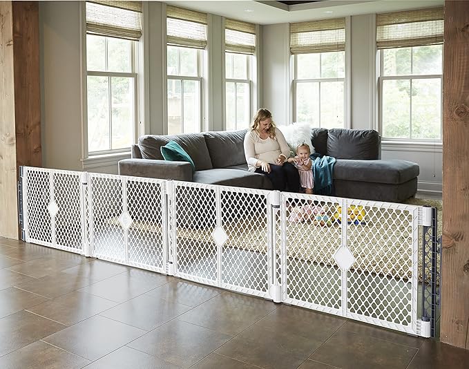Toddleroo by North States - Superyard Wall Mount Kit: Play Yard Wall Mount Kit Compatible with Superyard or Colorplay Play Pens - Made in USA - Gray
