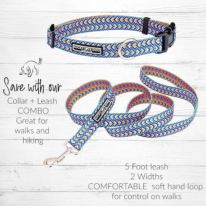 Lucky Love Dog Collars, Comfortable, Soft, Cute Dog Collar for SmallDogs, Murphy, Small