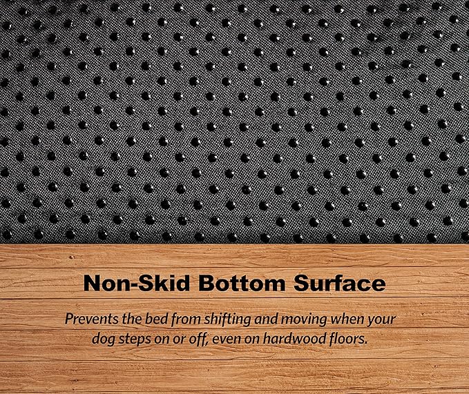 MidWest Homes for Pets XL QuietTime Deluxe Gray Ombre Swirl Plush Pet Bed, Machine Washable, Non-Skid Bottom, Soft Crate Mat for 48-inch Crates
