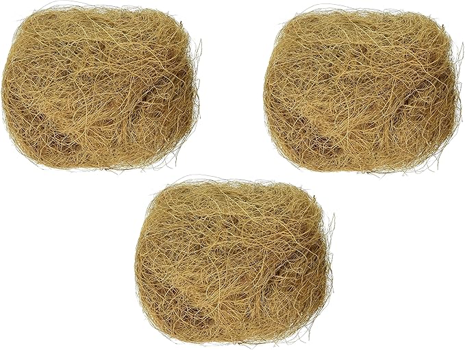 Prevue Pet Products (3 Pack) Sterilized Natural Coconut Fiber for Bird Nest3